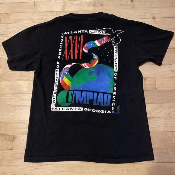 Sierra K Other - 1996 Atlanta Olympics Made In USA Retro Graphic T-Shirt